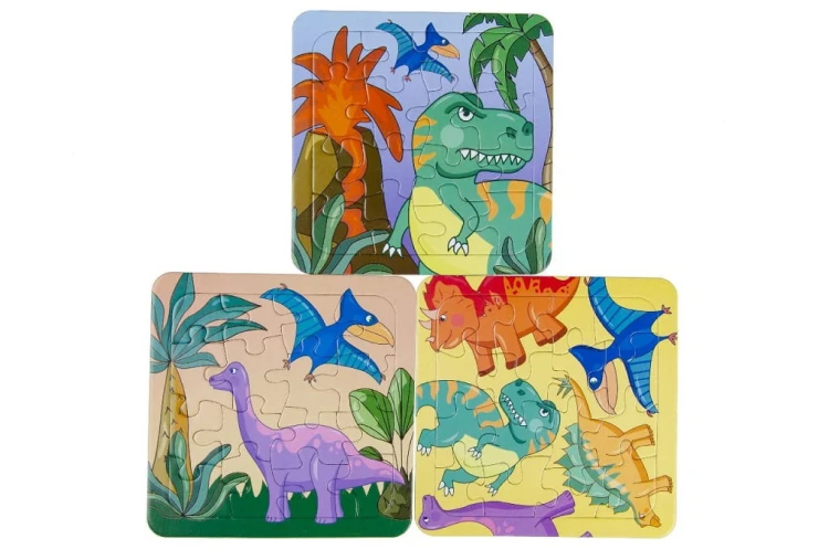 Puzzle Dinozaury mini dla małych dzieci mix wzorów  (2).jpg