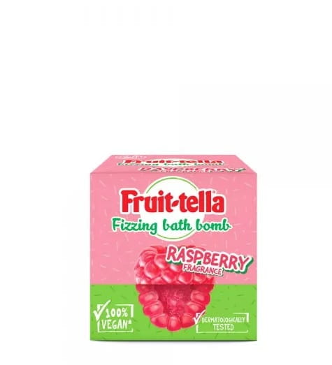 Fruit-tella musująca kula do kąpieli 140g malina .jpg
