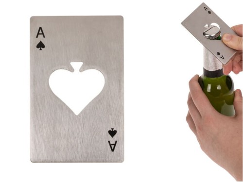 Otwieracz do butelek karta As Pik do portfela 1.jpg