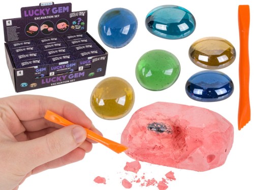 Zestaw Archeologiczny Szczęśliwe Klejnoty - Odkryj Skarb mały archeolog 2.jpg