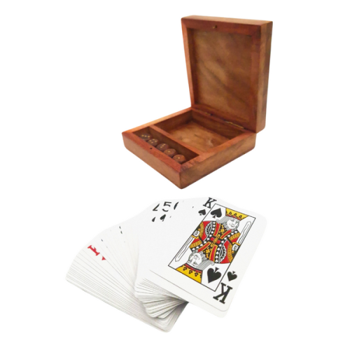 Karty i Kości w Drewnianym Pudełku zestaw do gry  (2).png