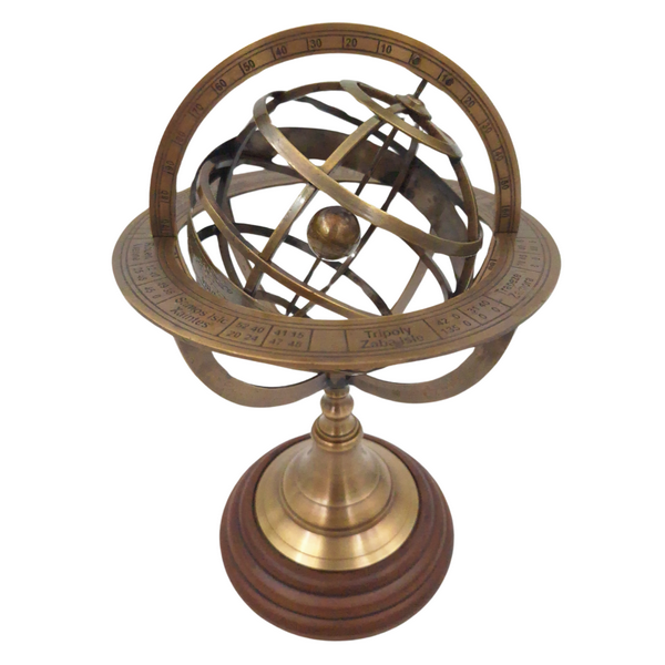Astrolabium Sferyczne Tajemnice Kosmosu Replika przyrząd Kopernika  (3).png
