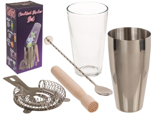 Zestaw do Koktajli robienia drinków szotów Stylowe Narzędzia dla Barmana .jpg