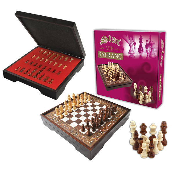 Ekskluzywne szachy Pearl drewniane z perłowym wykończeniem .png