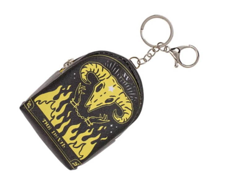 Magiczny Portfelik na Codzienne Przygody - Wzór Tarot karabińczyk mix 1.jpg