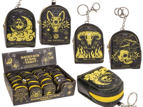 Magiczny Portfelik na Codzienne Przygody - Wzór Tarot karabińczyk mix 2.jpg