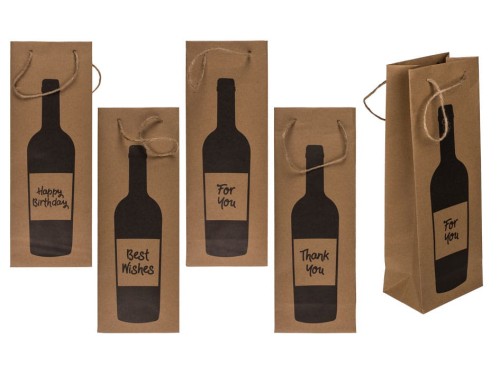 Elegancka Torba na Wino butelkę napis mix wzorów 2.jpg