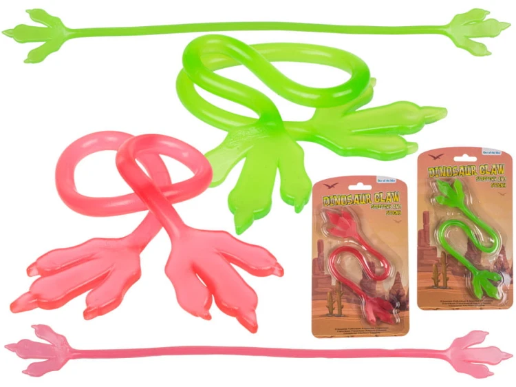 Lepka Łapa Dinozaura - Rozciągliwa i Lepka Zabawa klejąca przyklejająca 2.jpg