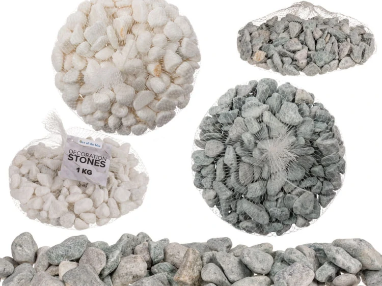 Kamienie dekoracyjne - zestaw 10-12 mm szare lub białe ok. 1 kg na siatkę 2.jpg