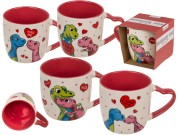 Kubek z Motywem Zakochanych Dinozaurów miłosny Serduszka Prezent 2.jpg