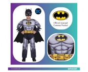 Strój Batman Classic przebranie rozm. 6-8 lat kostium dla chłopca