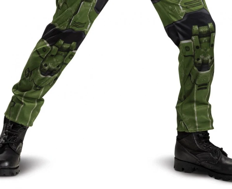 Strój Master Chief Infinite Muscle Microsoft Przebranie Kostium rozm. L 10-12 lat