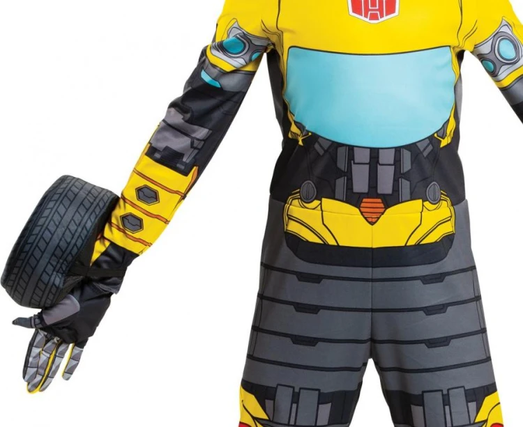 Strój do transformowania Bumblebee Transformers 3 wcielenia licencja rozm. S 4-6 lat