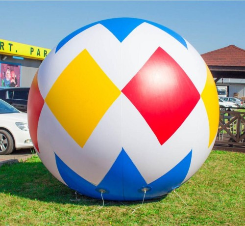 Balon ogromna piłka kula folia PVC VR 10 3m średnicy hel powietrze