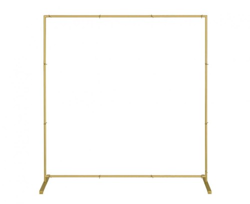 Stelaż kwadratowy stojak na balony złoty ścianka 210x210cm