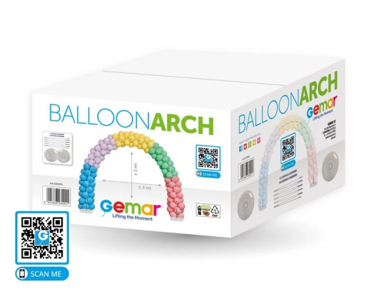 Stelaż do balonów łuk stojący stojak balonowy 300x300cm