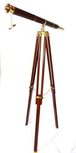 Luneta na Drewnianym Trójnogu - Stylowa Dekoracja w Klimacie Retro  (1).jpg