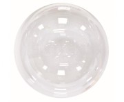 Balon duża kula przezroczysta piłka krystaliczny 30" AQUA foliowy