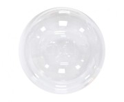 Balon duża kula przezroczysta piłka krystaliczny 24" AQUA foliowy