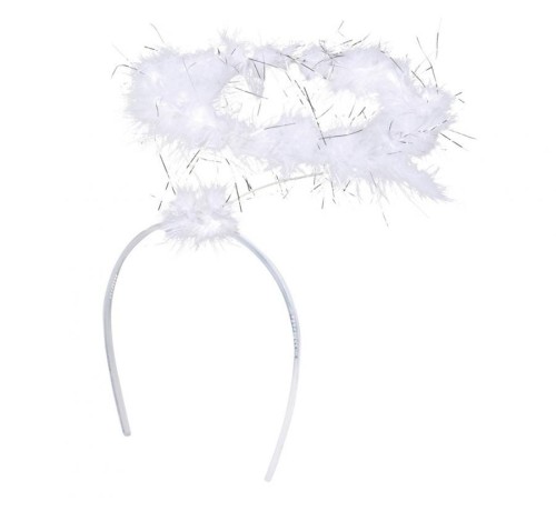 Aureola Anioła biała damska przebranie strój anioł dla dorosłych