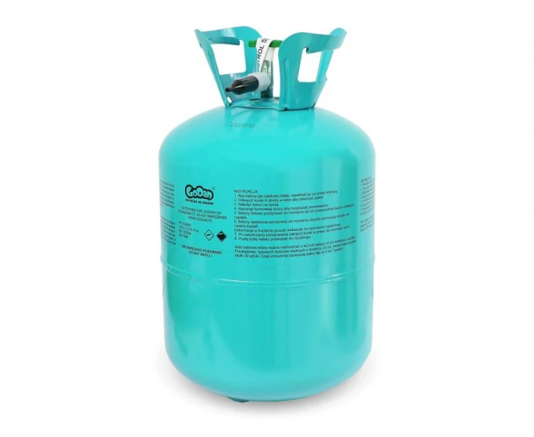 Butla z helem do balonów hel do napełniania balonów max 50 sztuk