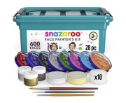 Zestaw do malowania twarzy farby do twarzy 28 el profesjonalny SNAZAROO
