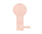 Balon foliowy przezroczysty duża kula do dekoracji kwiatowych 17,5cm 175mm 10 szt