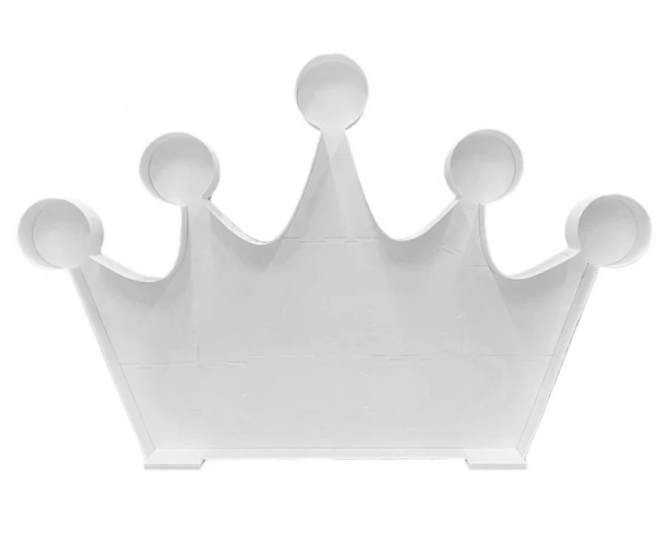 Szablon do wypełniania balonami - Korona XL