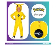 Kostium dla dzieci Pokemon Pikachu Suit Boy 8 - 10 lat