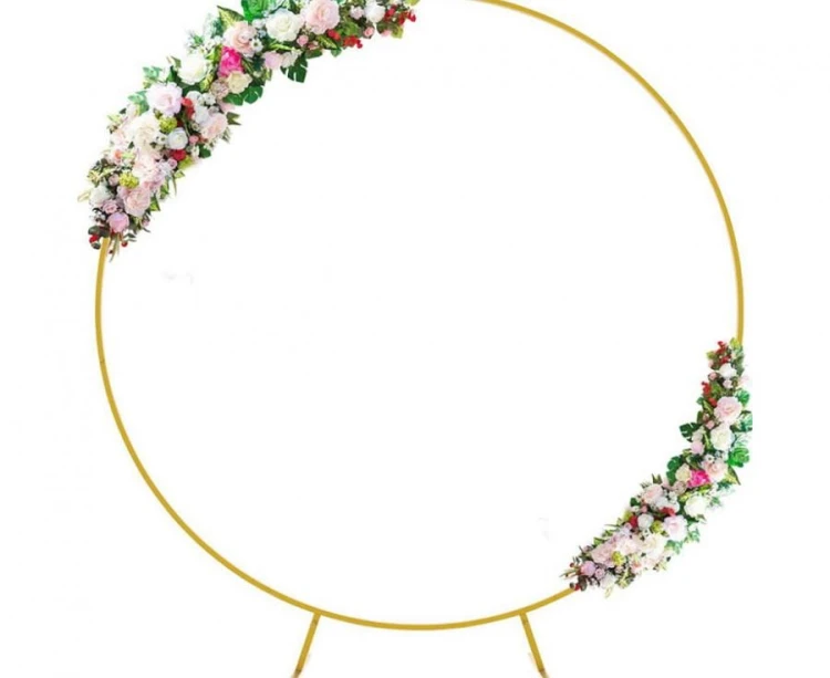 Stelaż okrągły, złoty, 180cm