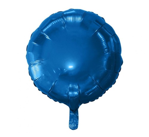 Balon foliowy Okrągły granatowy 18" 45cm na hel powietrze