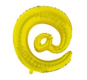 Balon foliowy Litera @ Małpa złota 89 cm duży