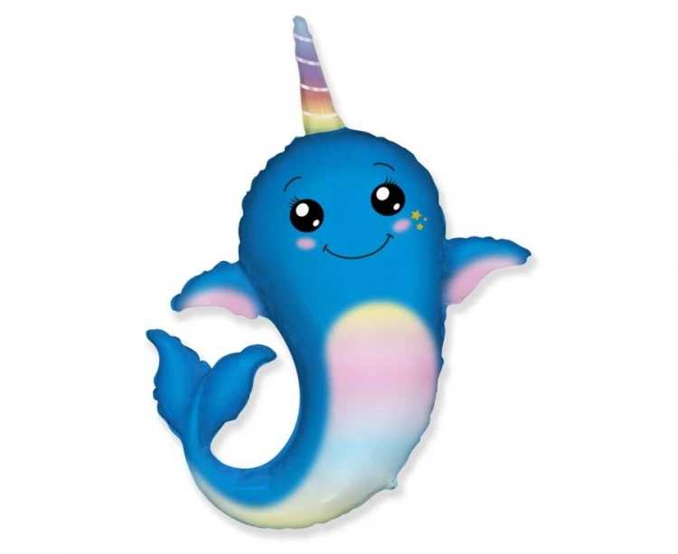 Balon foliowy 14 cali FX - Narwal