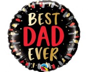 Balon foliowy 18 cali QL RND Best Dad Ever