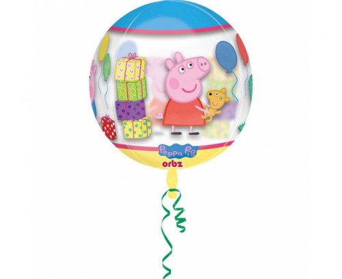 Balon foliowy 16" ORBZ - kula Świnka Peppa