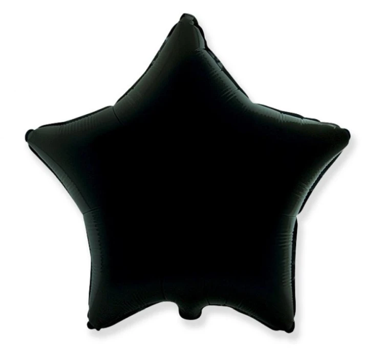 Balon foliowy 18" FX - "Gwiazda" (czarna)