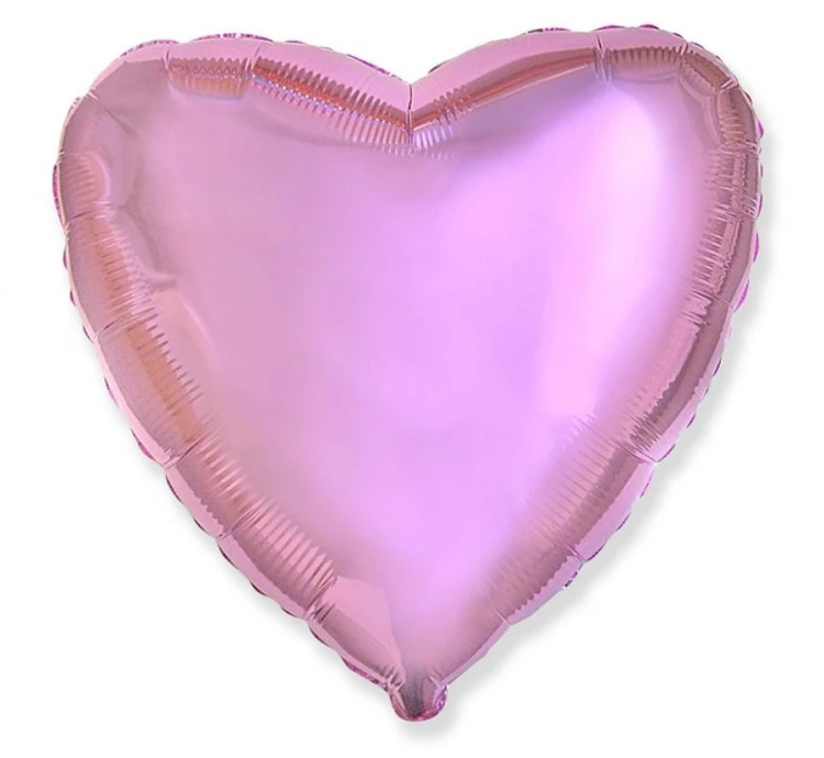 Balon foliowy 18" FX - Serce bardzo jasnoróżowe 46cm serduszko