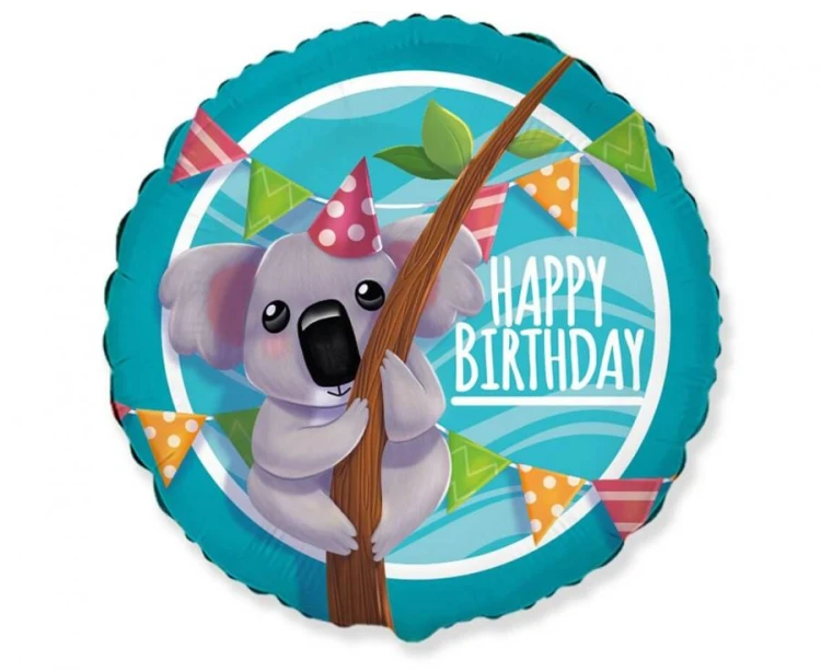 Balon foliowy 18" FX - Koala 48cm okrągły
