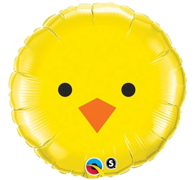 Balon foliowy 18" QL CIR Kurczaczek okrągły