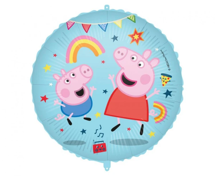 Balon foliowy 18" Peppa Pig Messy Play Świnka Peppa