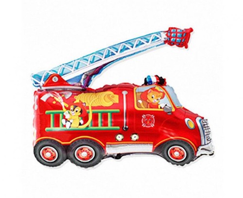 Balon foliowy 14" FX - Wóz strażacki