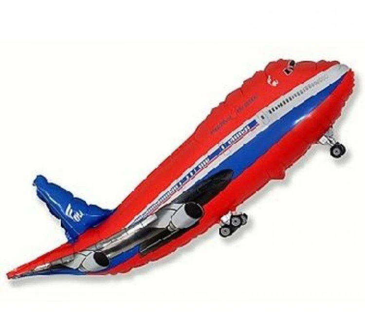 Balon foliowy 14" FX - Samolot czerwony