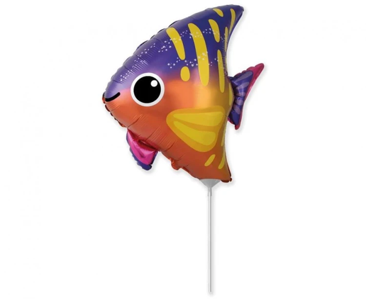 Balon foliowy 14" FX - Uśmiechnięta Rybka