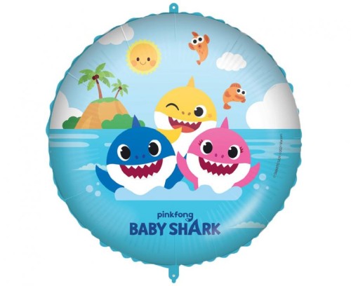 Balon foliowy 18" Baby Shark fun in the sun