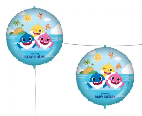 Balon foliowy 18" Baby Shark fun in the sun