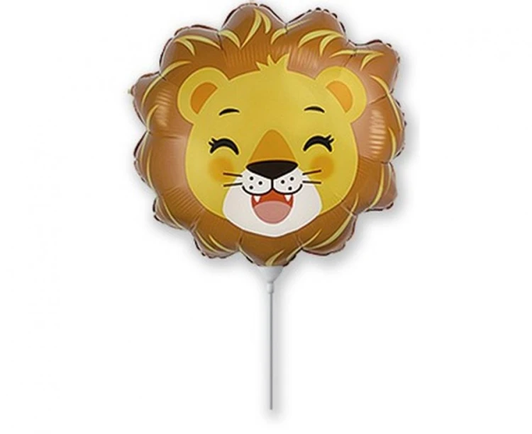 Balon foliowy 14" FX - Lew (głowa)