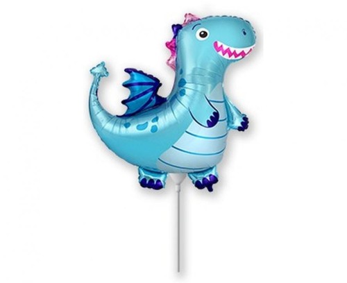 Balon foliowy 14" FX - Smok niebieski