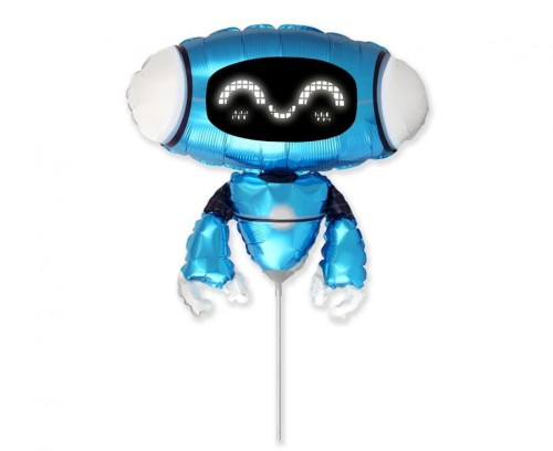 Balon foliowy 14" FX - Robot Blue