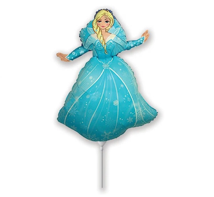 Balon foliowy 14" FX - Śnieżna Kraina - Księżniczka (blond)