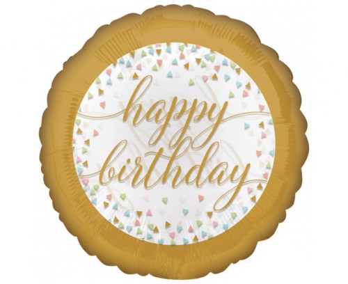 Balon foliowy 18" CIR - Pastel Confetti